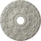 Ekena Millwork Spring Leaf Ceiling Medallion (Canopies up to 5 5/8"), 19 7/8"OD x 3 5/8"ID x 1 1/4"P, Pot of Cream CM19SPPCF - alternate 1